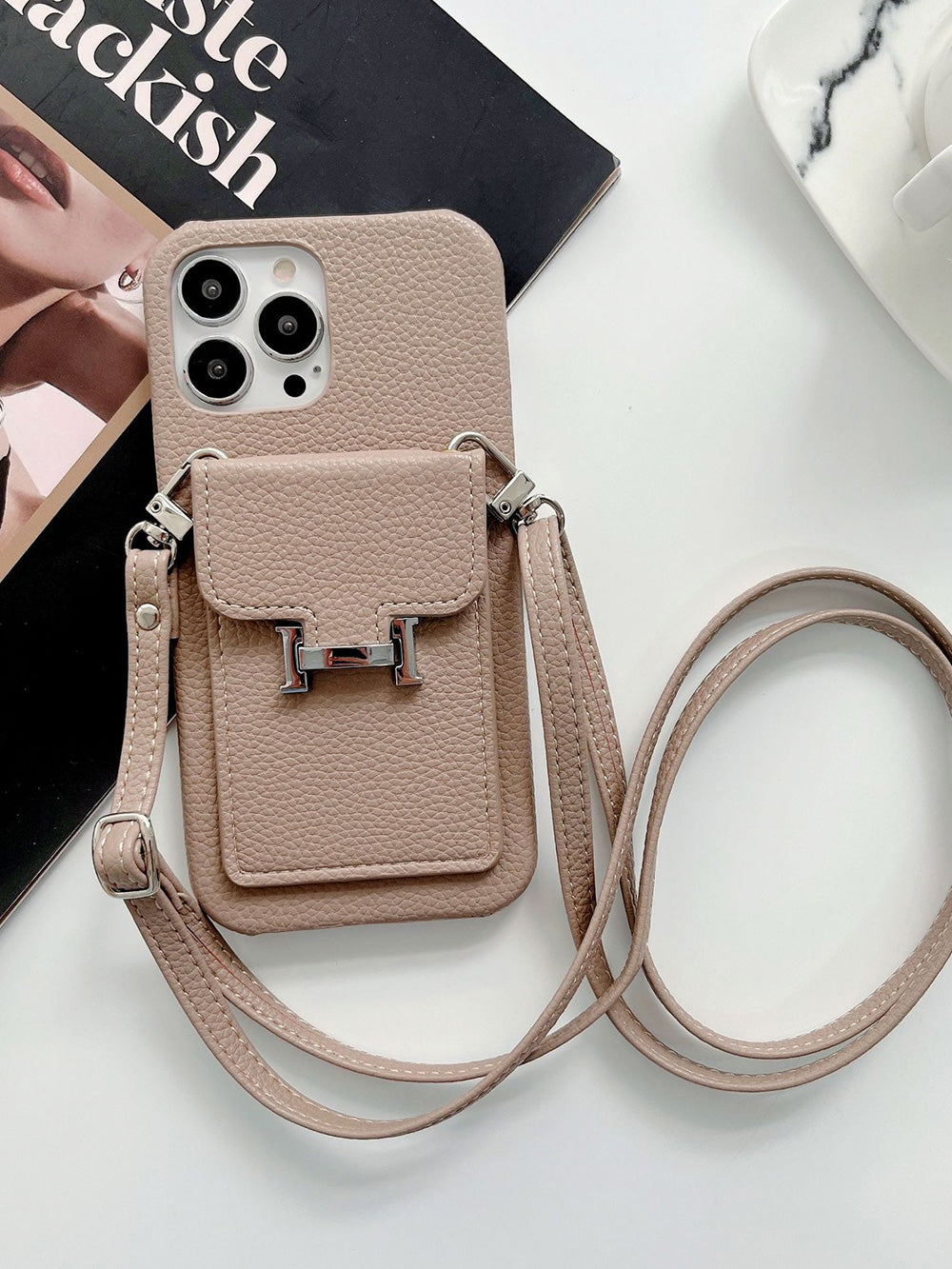 H Series iPhone case 2005 | Accordion card holder (subject to the video)