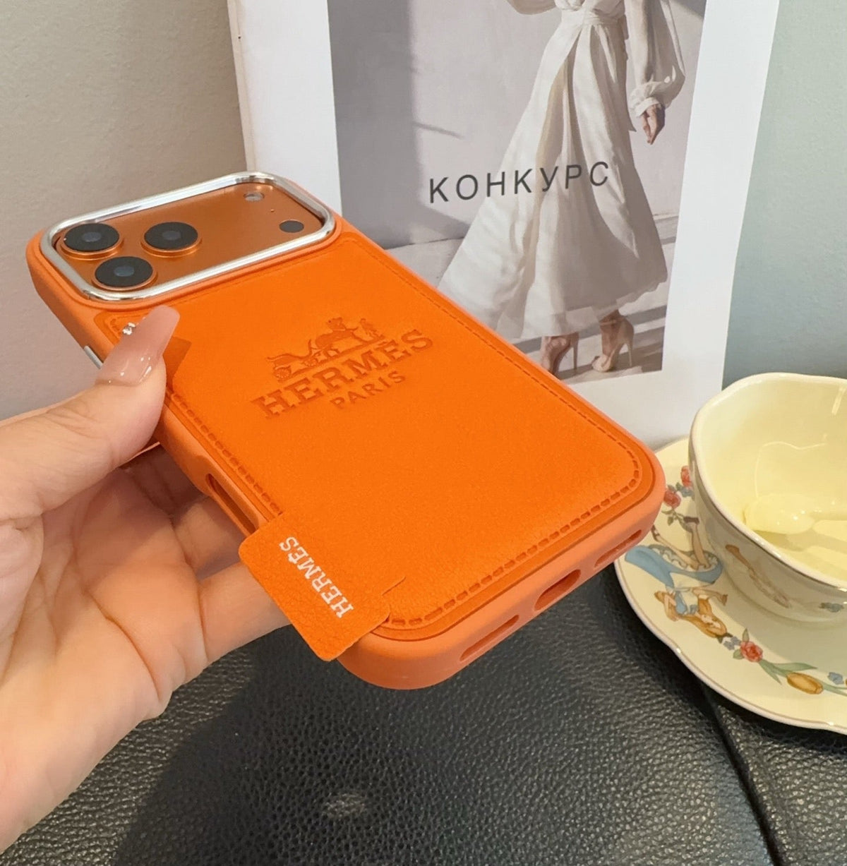 Hermès Starry Series Full-Wrap iPhone Case