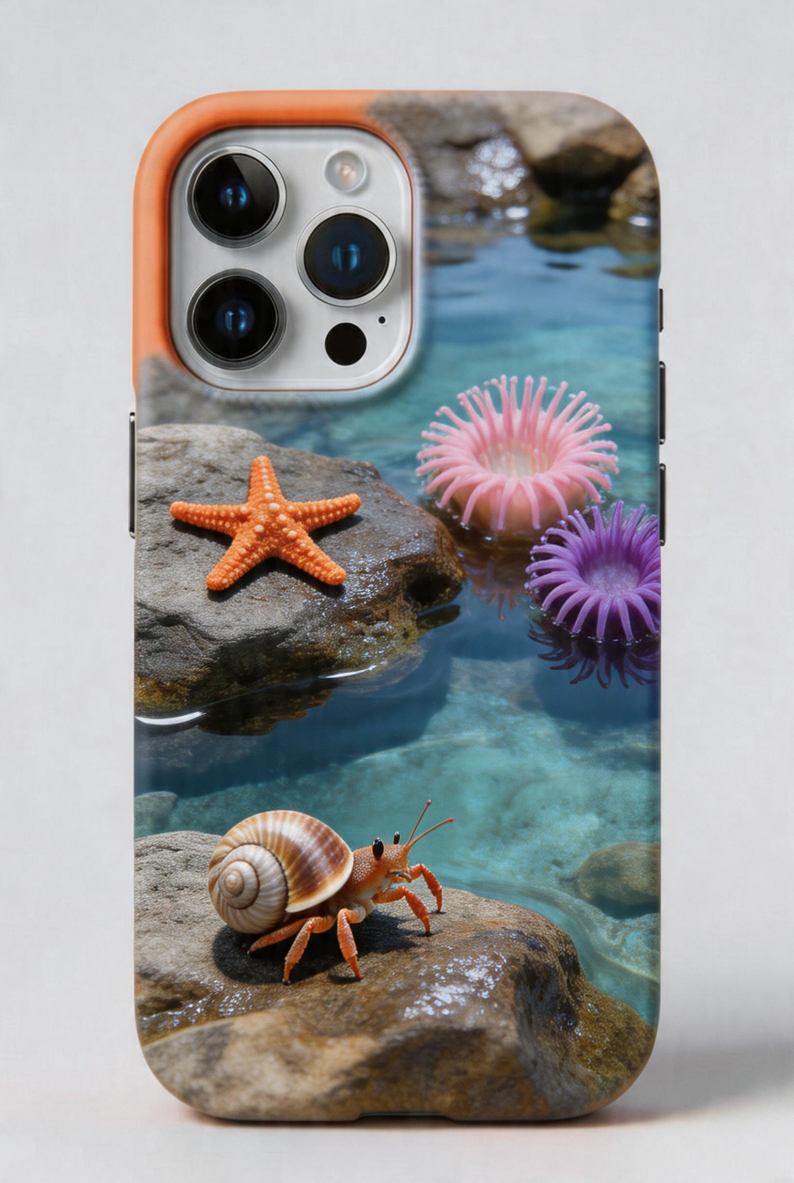 Tide Pool — Starfish & Anemone Phone Case
