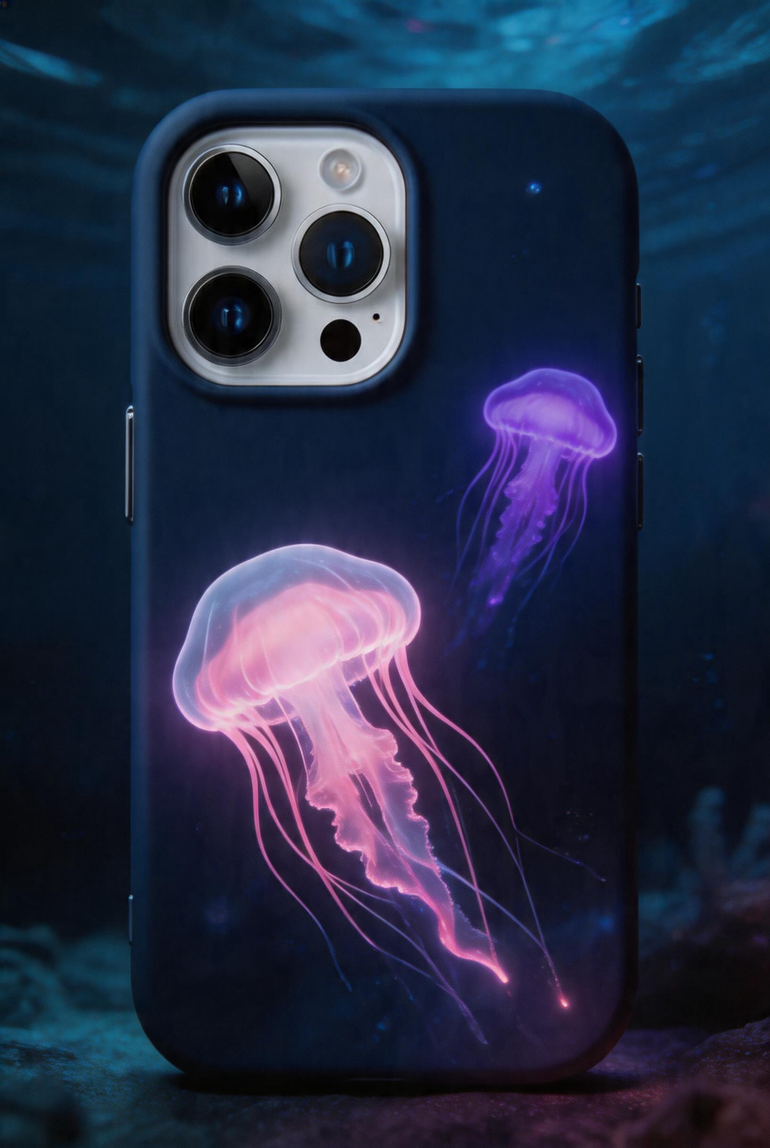 Neon Jellyfish — Deep Sea Glow Phone Case