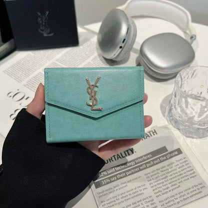 Luxury YLS Inspired Monogram Card Holder Wallet