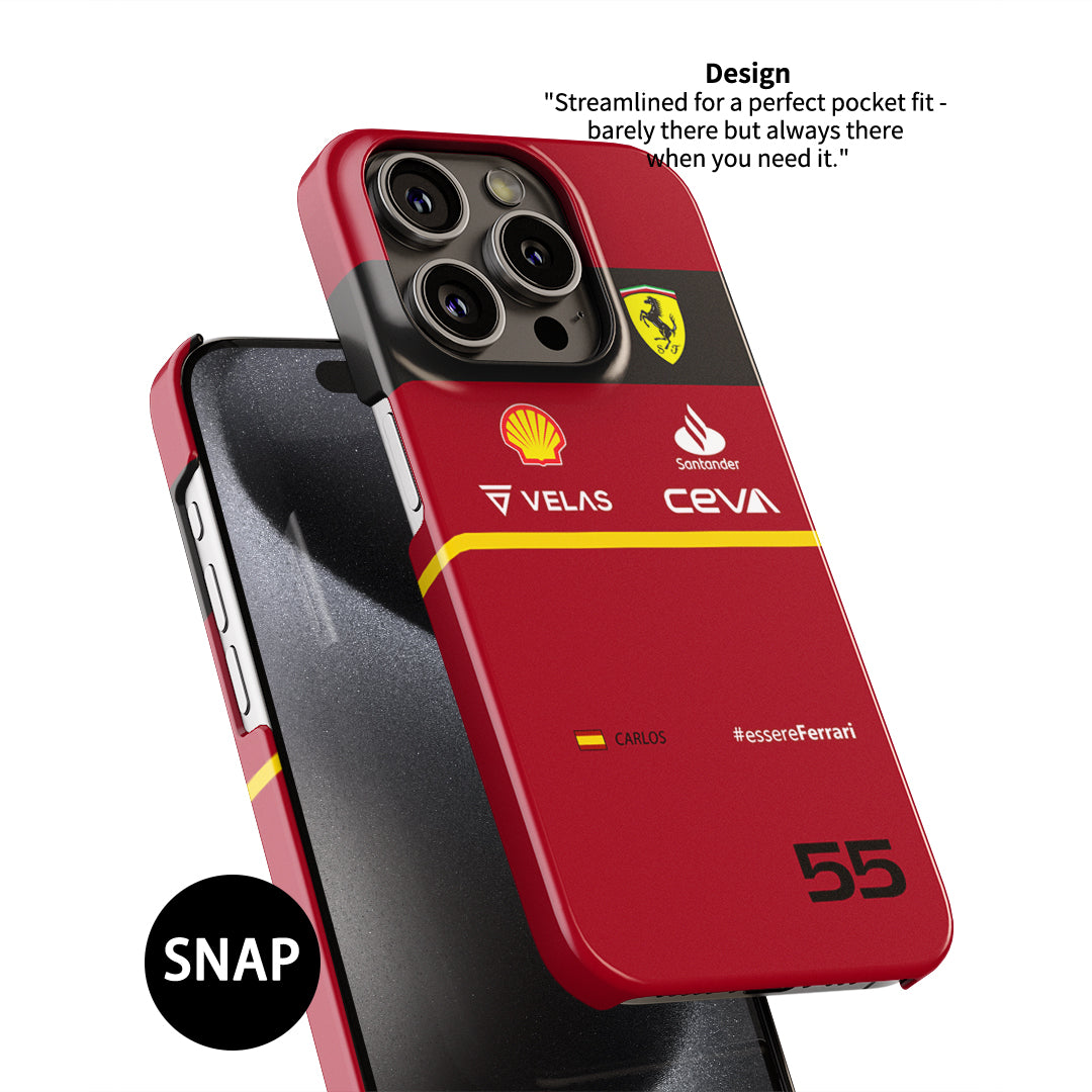 Ferrari F1 Carlos Sainz Suit Case – Apple iPhone-Compatible