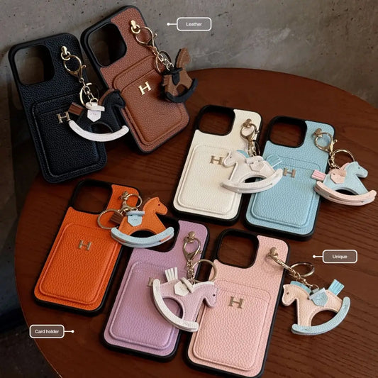 Horse iPhone Case with cardholder