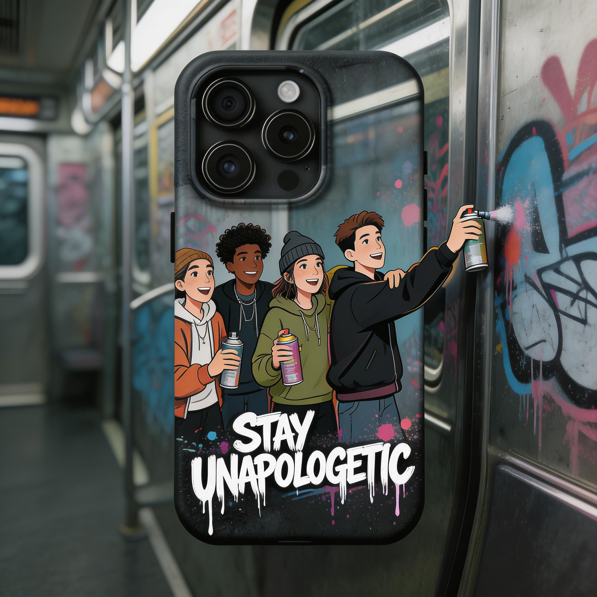 Unapologetic Street Art iPhone Case