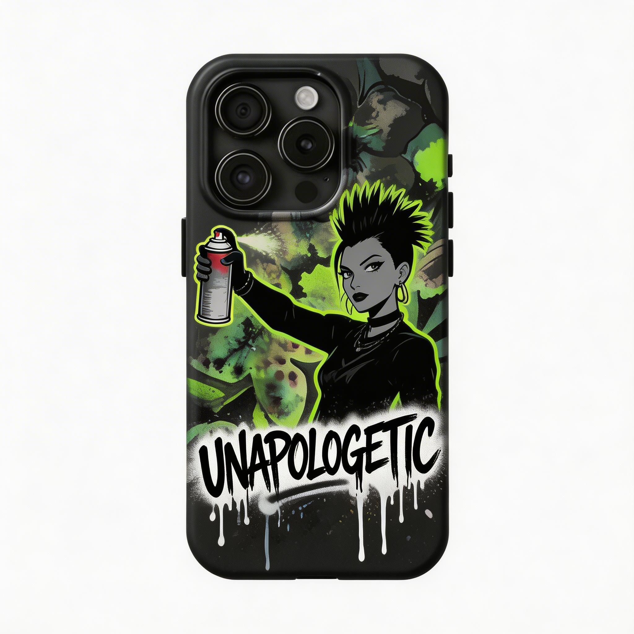 Unapologetic — Punk Girl Graffiti Phone Case