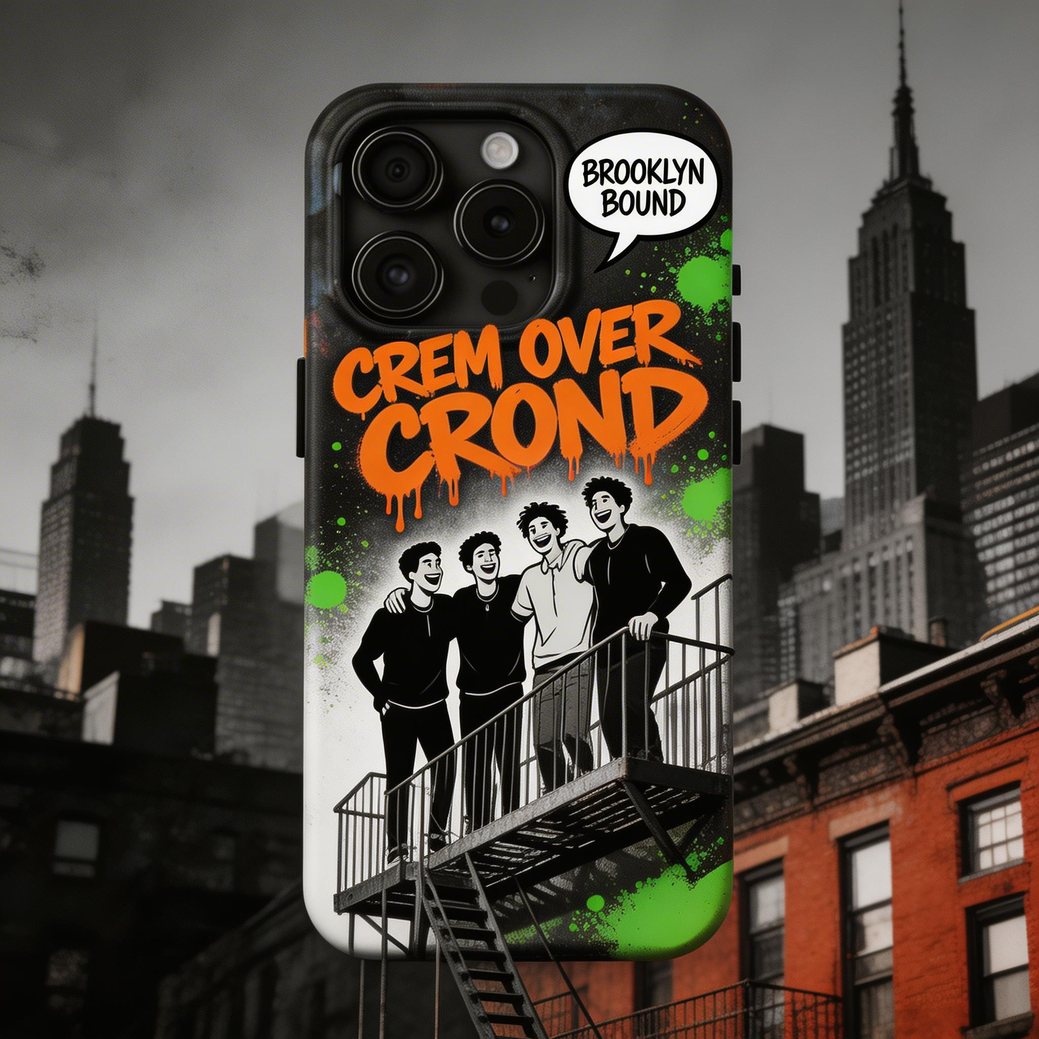 Crew Over Crowd — Brooklyn Bound Phone Case
