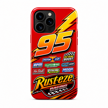 Cartoon-Style American Racing Livery iPhone Case