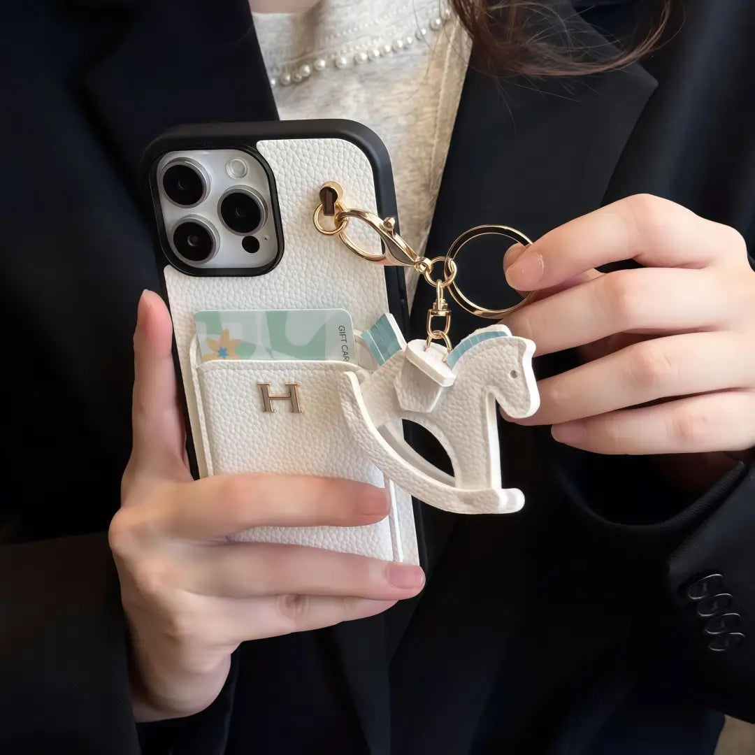 Horse iPhone Case with cardholder