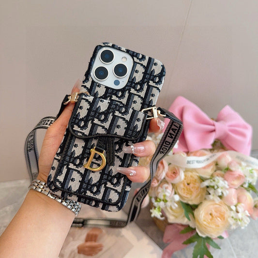 Dior Saddle Card Holder Phone Case