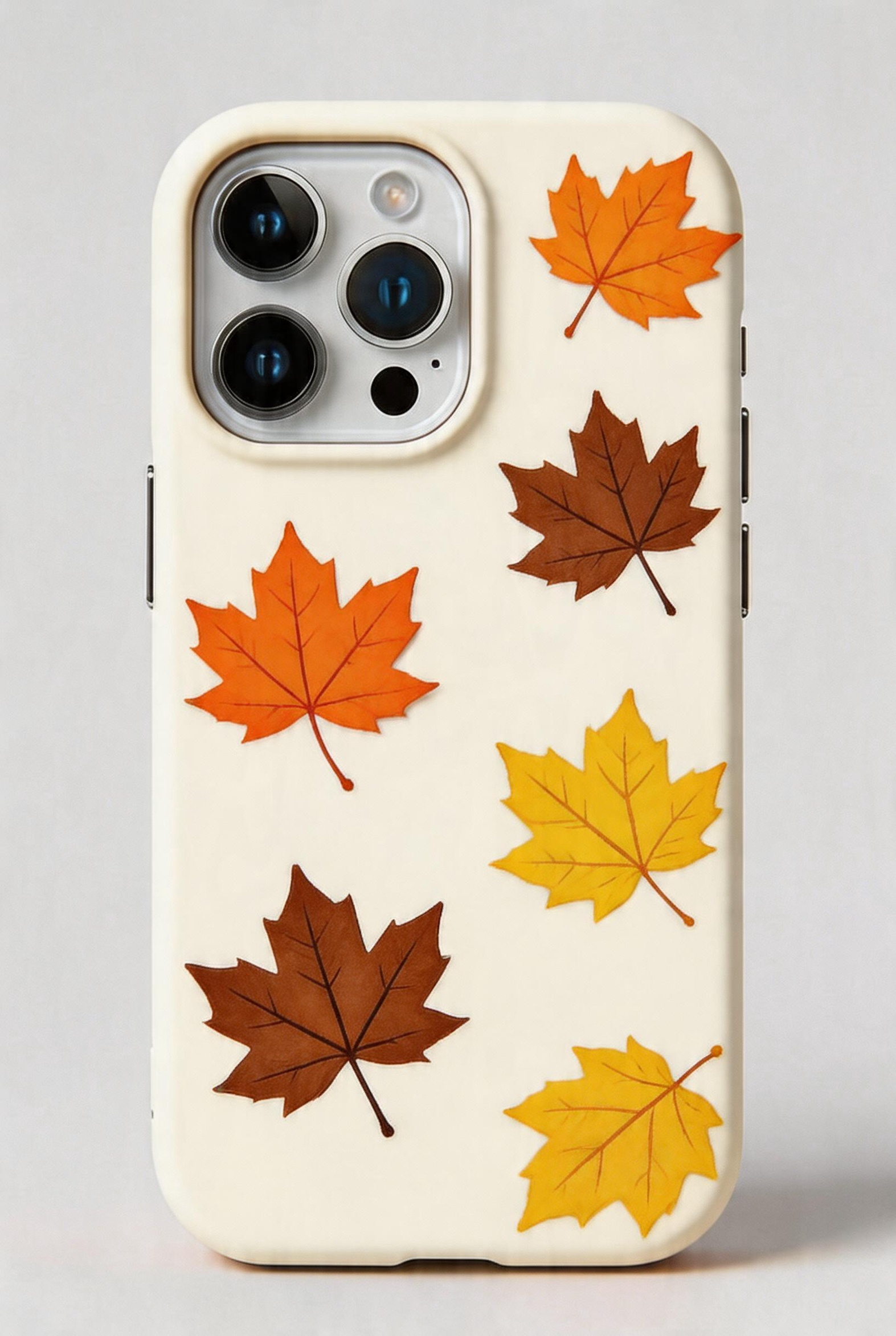 Autumn Maple — Falling Leaves Phone Case
