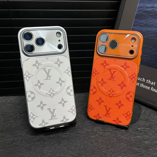 Luxurious Leather MagSafe iPhone Case